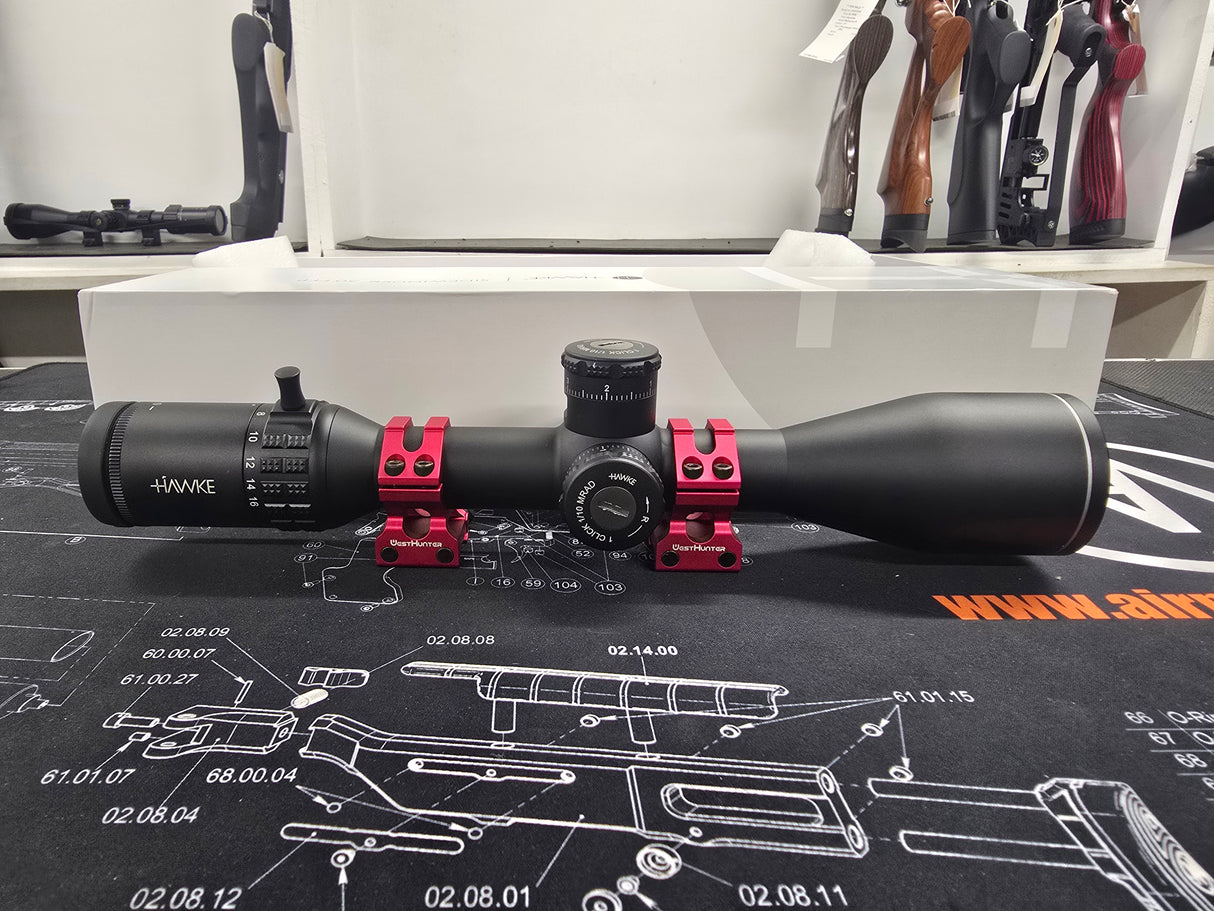 Second hand Hawke Sidewinder FFP 4-16x50