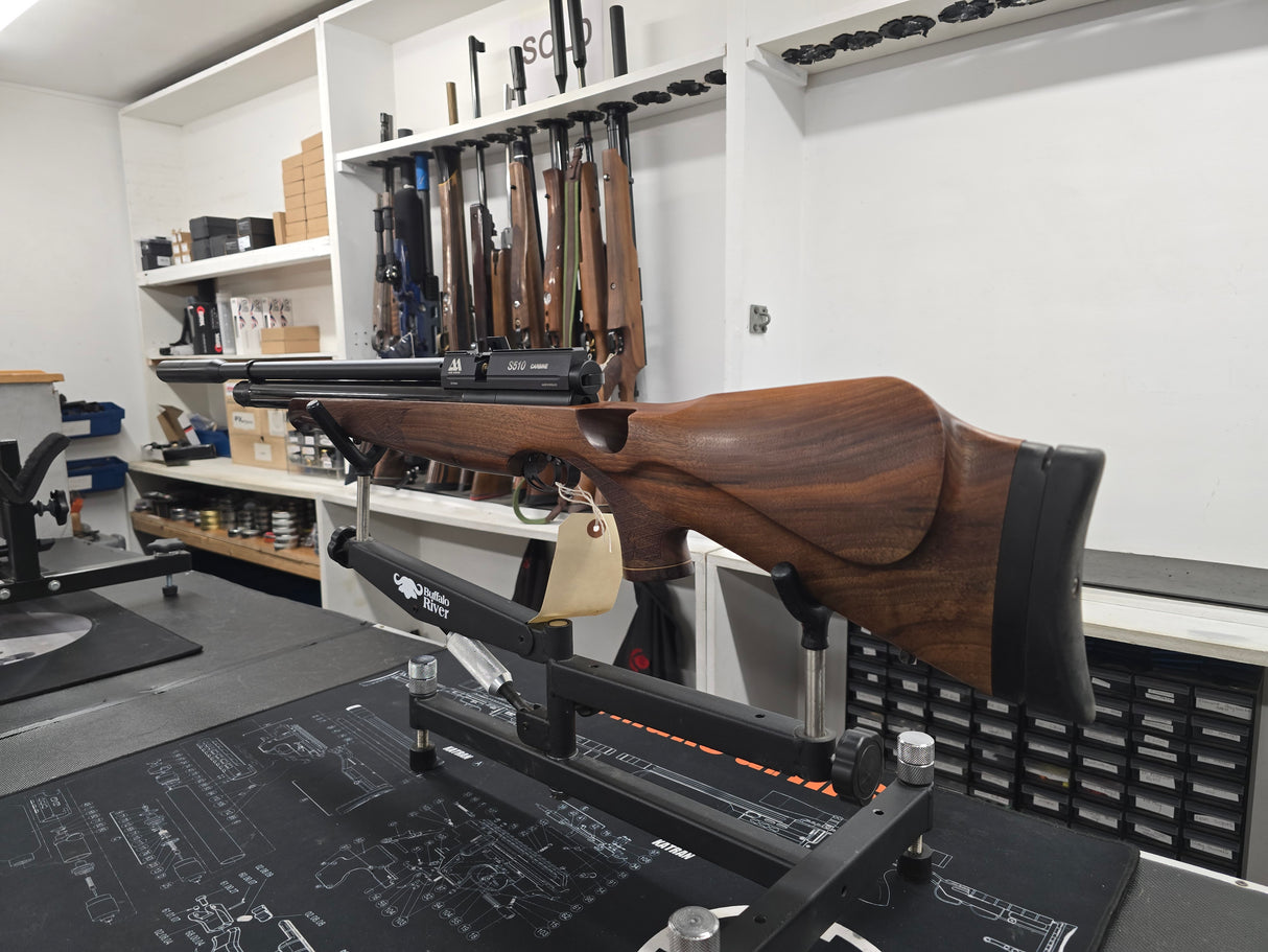 Second hand Air Arms S510 Walnut Thumbhole .22