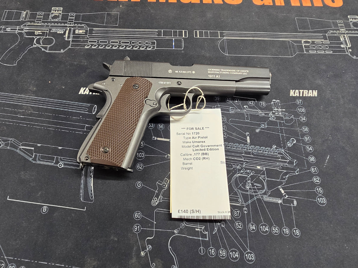 Second Hand Colt 1911 limited edition .177BB