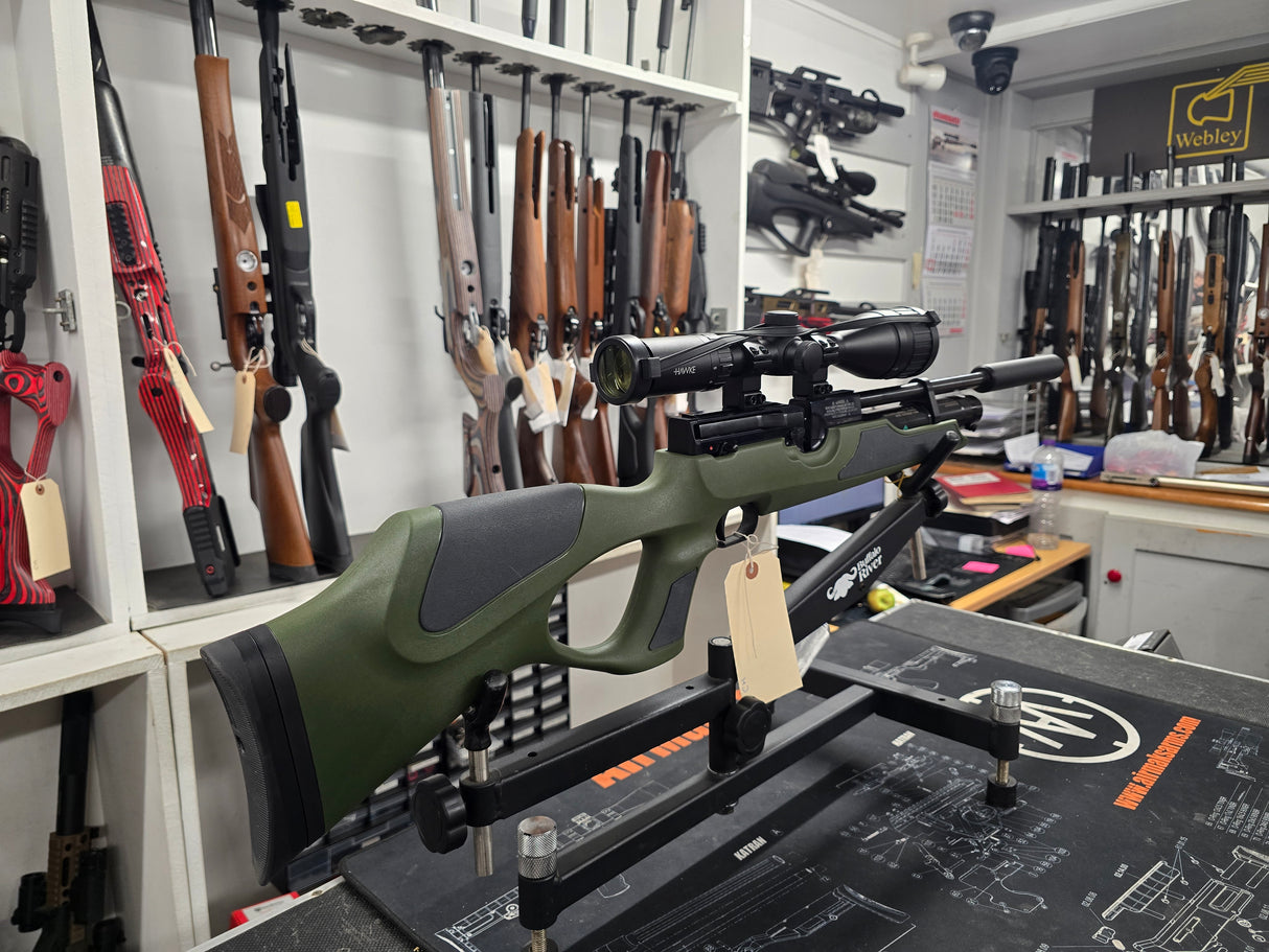 Second Hand Weihrauch HW100KT Synthetic green .177