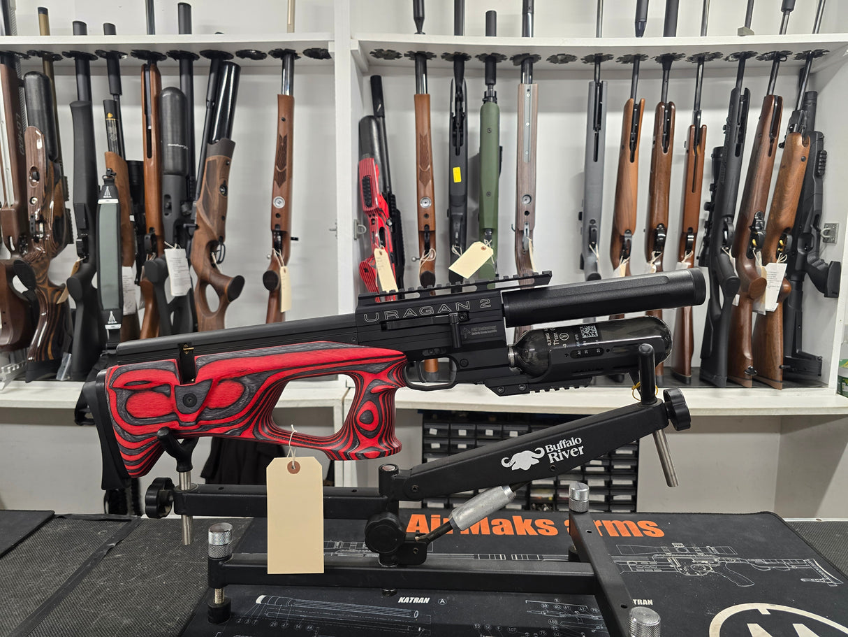 Second Hand AGT Uragan 2 .177 Compact red laminate