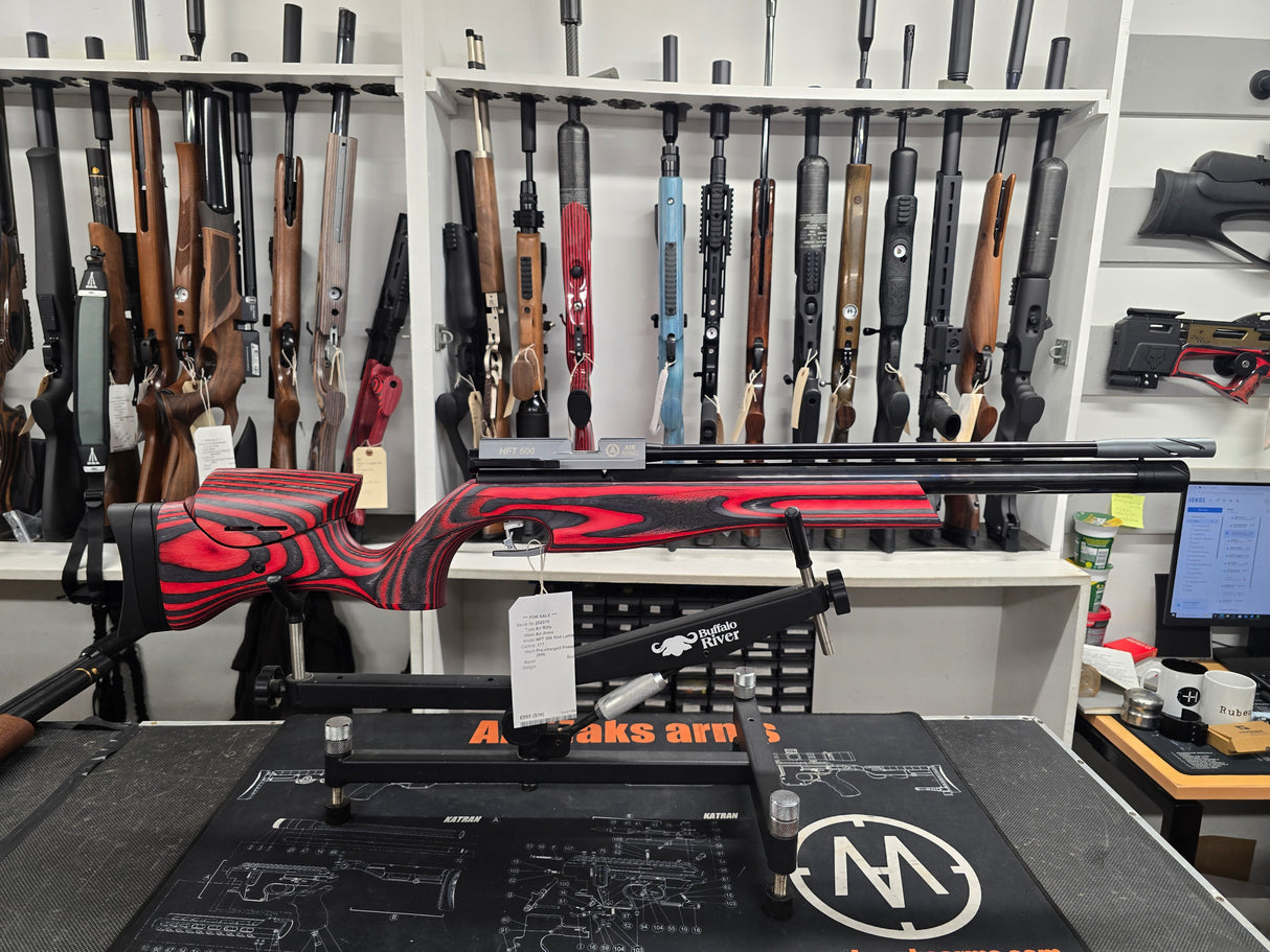 Second Hand Air Arms HFT 500 red laminate .177