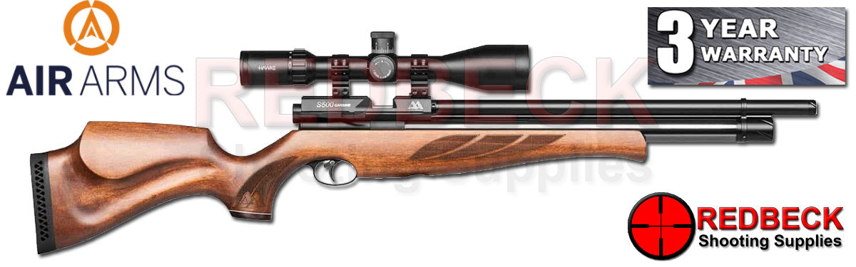Air Arms S500 Carbine Superlite Traditional Brown