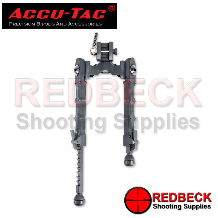 Accu-Tac WB-5 Air Rifle And Rifle Picatinny Bipod Overall View Showing Most Of The Bipods Key Components.