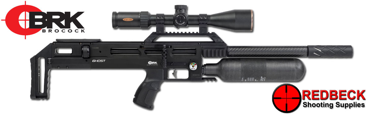The Brocock BRK Ghost Deep Black Air Rifle embodies innovation and precision. Crafted by renowned manufacturers, Brocock, this airgun boasts cutting-edge technology in the realm of PCP air rifles.