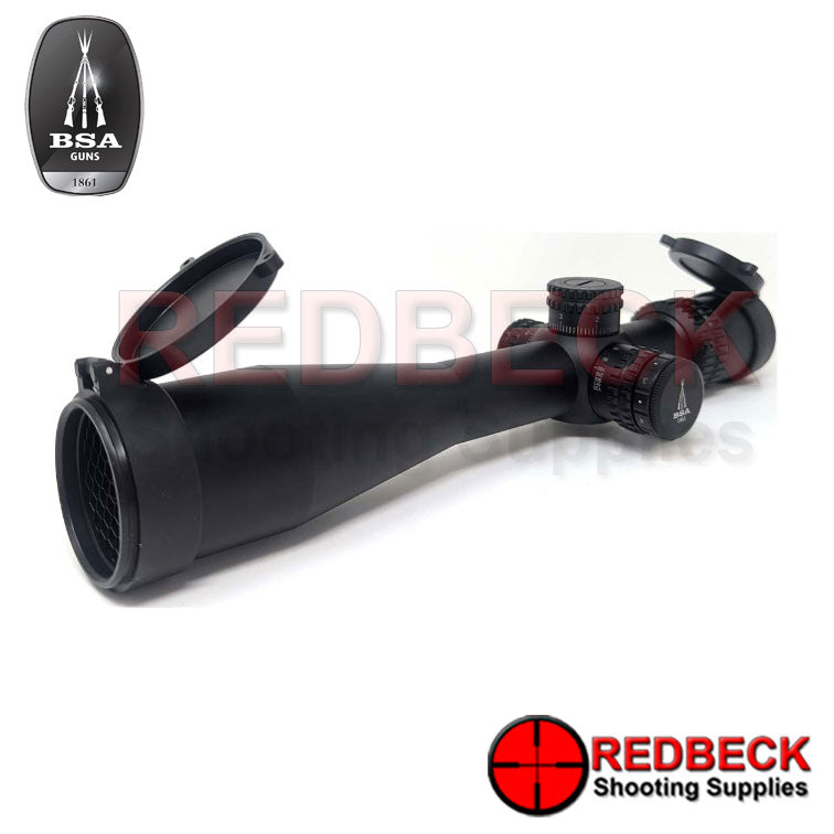 BSA Armoury 6-24×44 Compact IR SFP SF Scope front view