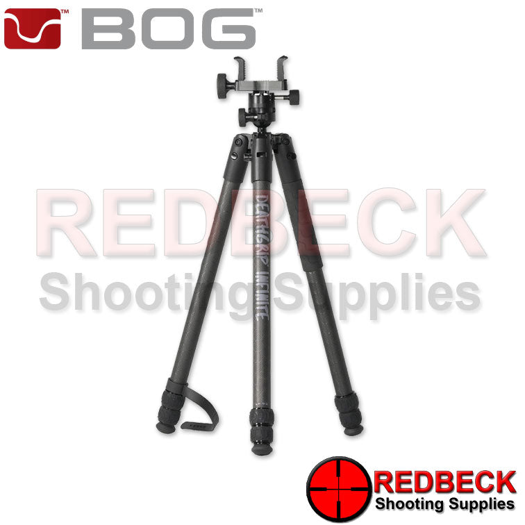 Bog Death Grip Infinite Carbon Fiber Front View Showing The Carbon Fibre Legs.