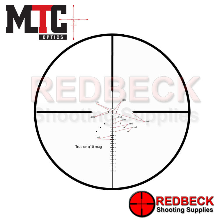 MTC Optics Copperhead F2 4-16x44 Safari Scope