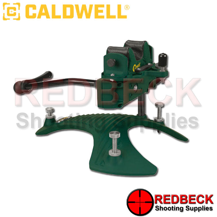 Caldwell Fire Control Front Rest Front View Showing The Stainless Steel Leveling Feet.