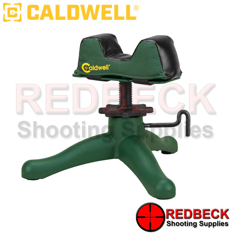 Caldwell The Rock Jr Shooting Rest Front View Showing The More Sleek Design compared to the normal The Rock Shooting Rest.