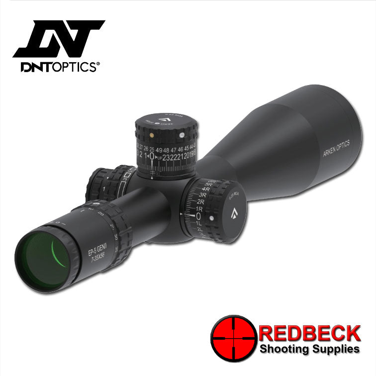 DNT Optics EP5 GENII 7-35X56 FFP VPR 34mm Tube Rifle Scope