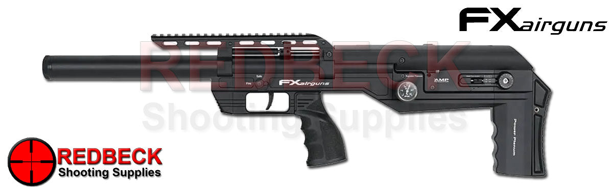 FX LEOPARD TUBE COMPACT AIR RIFLE SHOWN FROM THE LEFT HAND SIDE