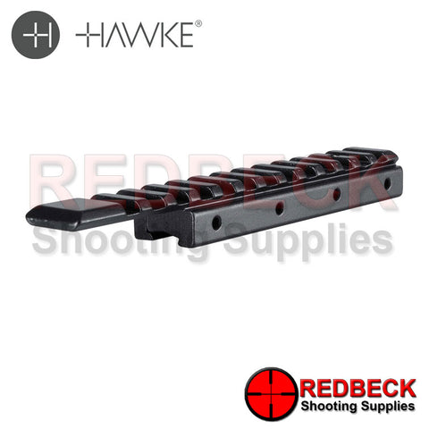 Hawke black dovetail to weaver rail adaptor