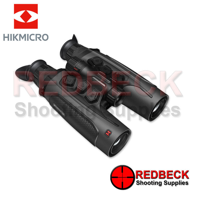 HIK MICRO HABROK 4K 2.0 HE25L Angled Front View showing the hikmicro logo