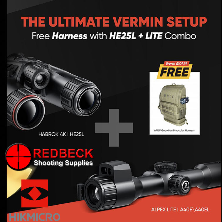 Limitged time deal with HIKMICRO Alpex Lite LRF + Habrok 4K HE25L + FREE Guardian Bag