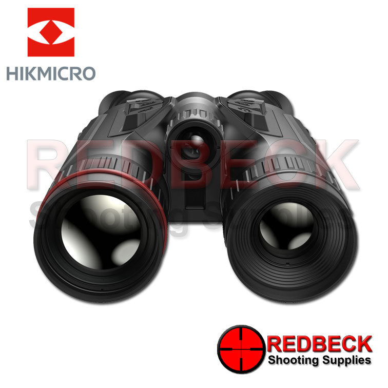 Hik Micro Habrok Pro HQ50L thermal imaging and digital night vision binoculars shown from the front