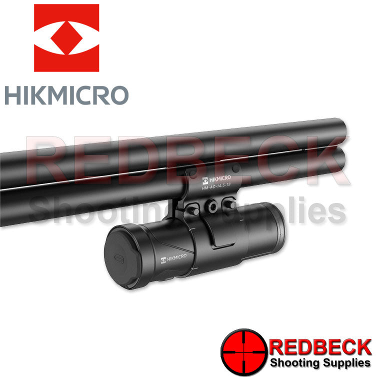 HIKMICRO A7E HIKCam Action Shot Attached View Showing how the Hikcam attaches to a rifle.