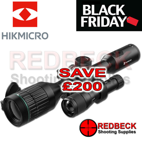 HIK MICRO ALPEX Day and Night Rifle Scope with 850nm IR Illuminator. Black Friday Deal save £115.