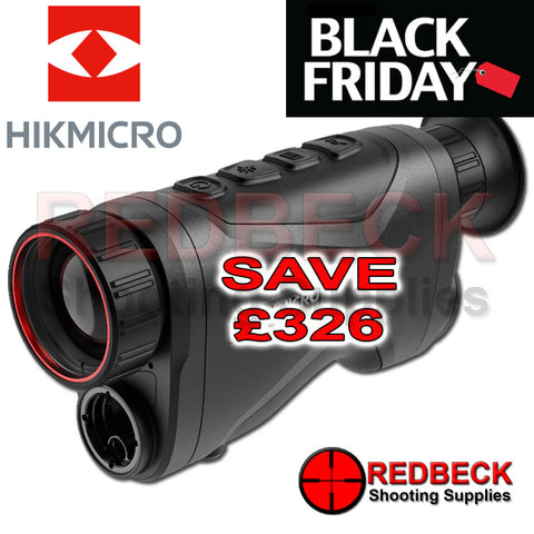 HIKMICRO Condor CH35L 35mm LRF 384x288 12um sub 20mK Thermal Monocular. SHOWING RIGHT SIDE OF lense. Black Friday Deal save £270.