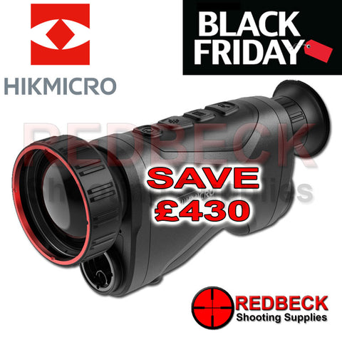 HIKMICRO Condor CQ50L Pro 50mm LRF THERMAL HAND HELD MONOCULAR. SHOWING BLACK FRIDAY DEAL SAVING £350.