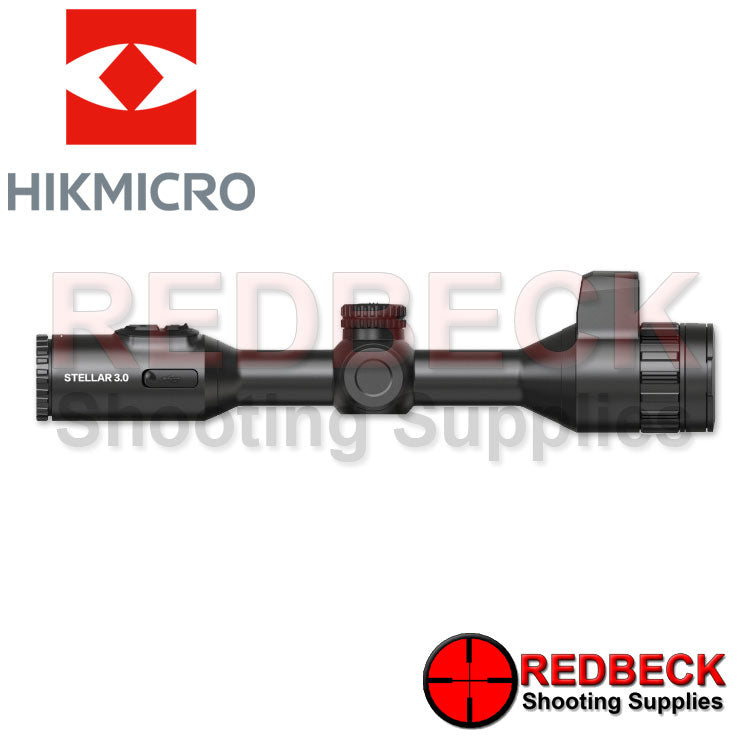 HIKMICRO Stellar 3.0 SQ35L Rife And Air Rifle Thermal Scope Side View Showing An Overall Look Of The Scope.