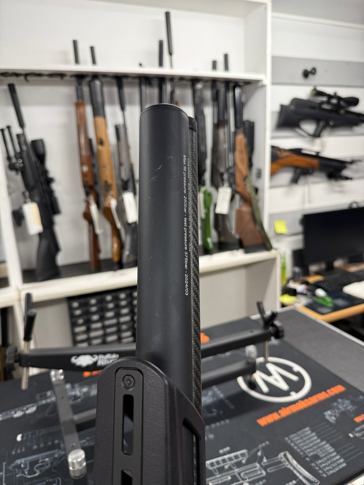 Second Hand Daystate Black Wolf Grey Carbon Cylinder .177