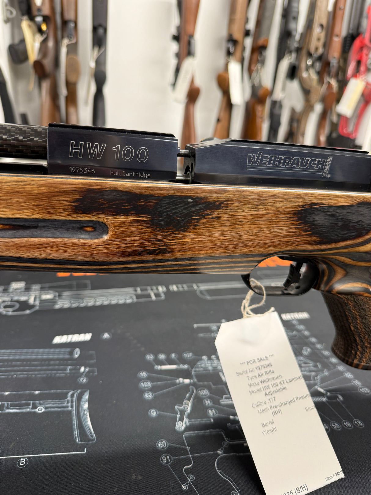 Second Hand Weihrauch HW100KT Laminate .177