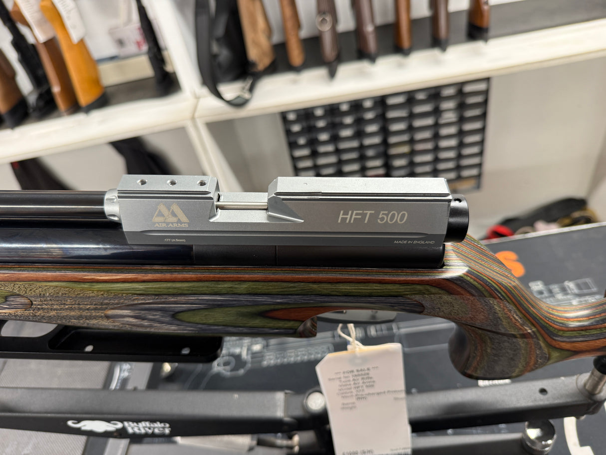 Second Hand Air Arms HFT 500 Green Laminate .177