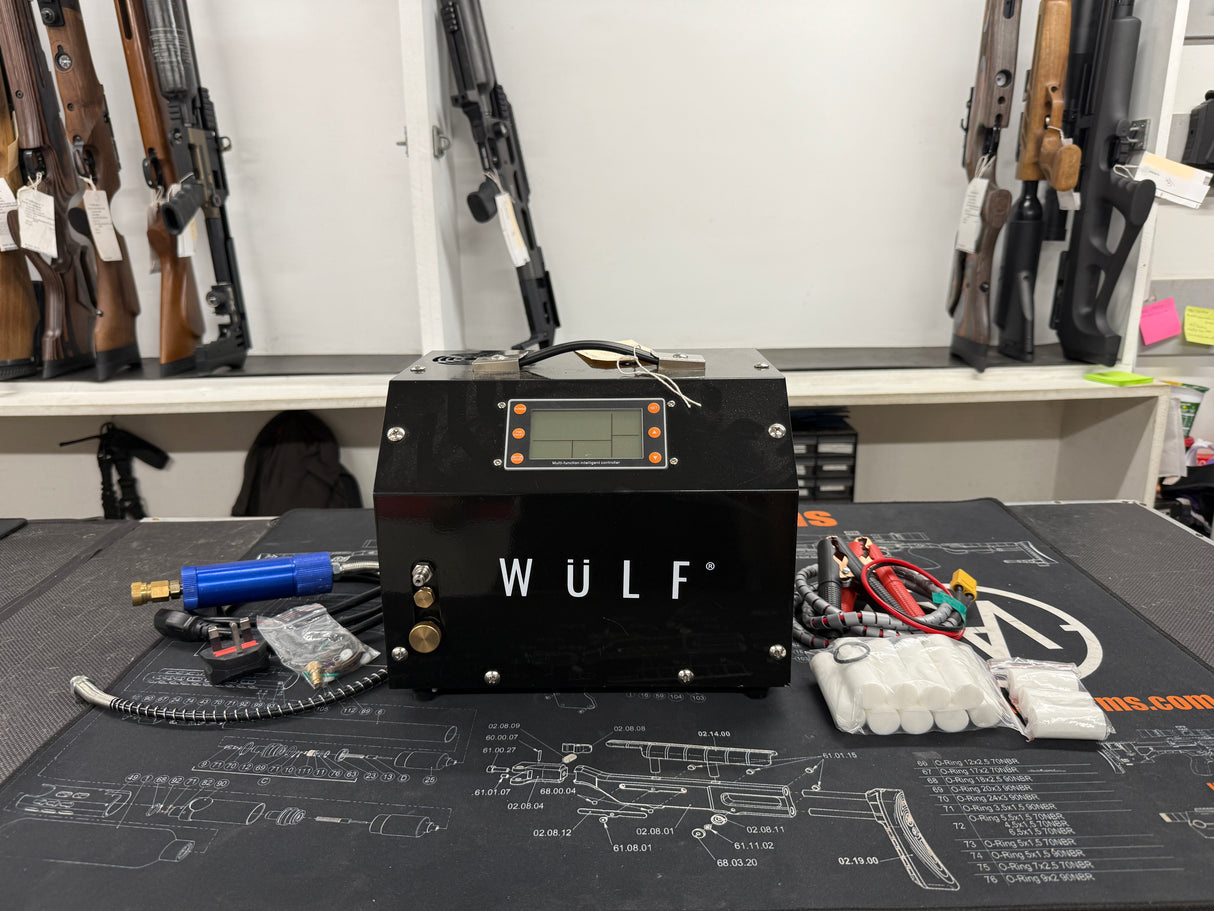 Second Hand WULF AIRRIFLE AND AIRGUN Portable PCP Compressor 4500 PSI