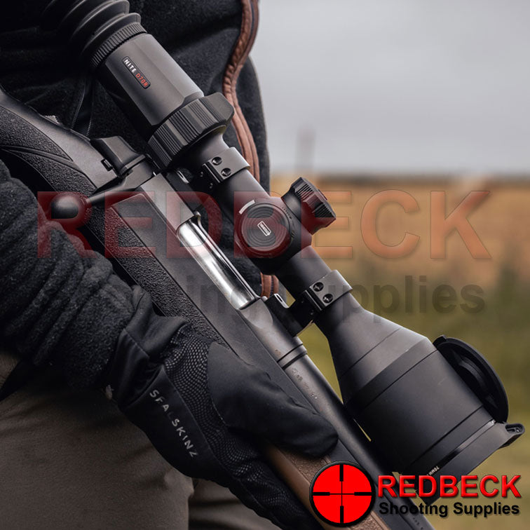 NocPix Day and Night Digital Air Rifle And Rifle Scope NITE Series D70R Attached View Showing How The Scope Sits On A Rifle.