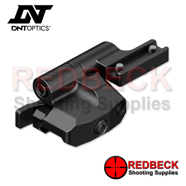 QDF170 Flip to side Quick Detach Mount Front View Showing the quick release system