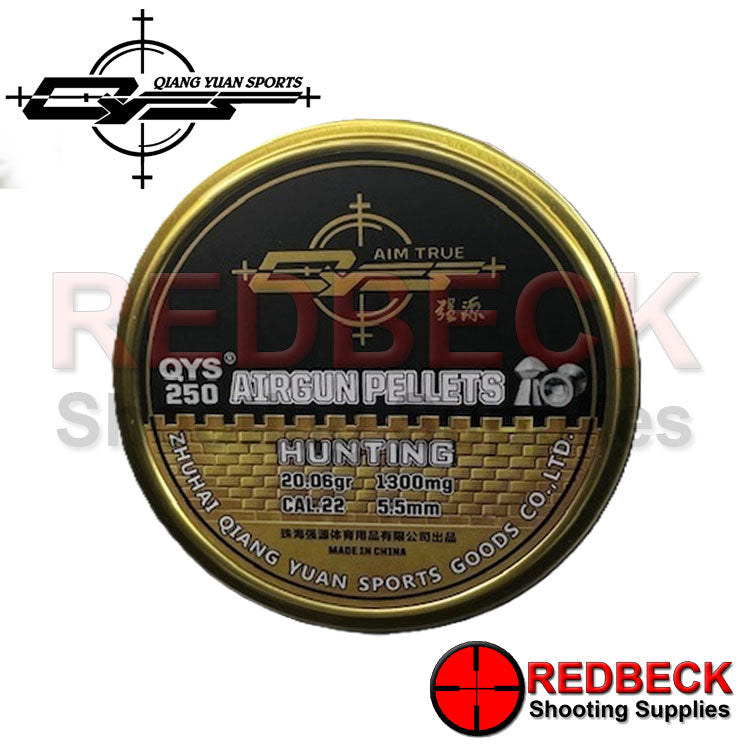 QYS Domed Hunting .22 20.06gr Airgun Pellets