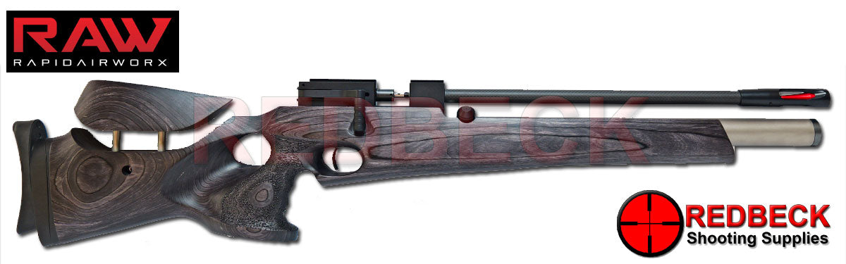RAW Rapid Air Worx TM1000 Black Grey Laminate Air Rifle