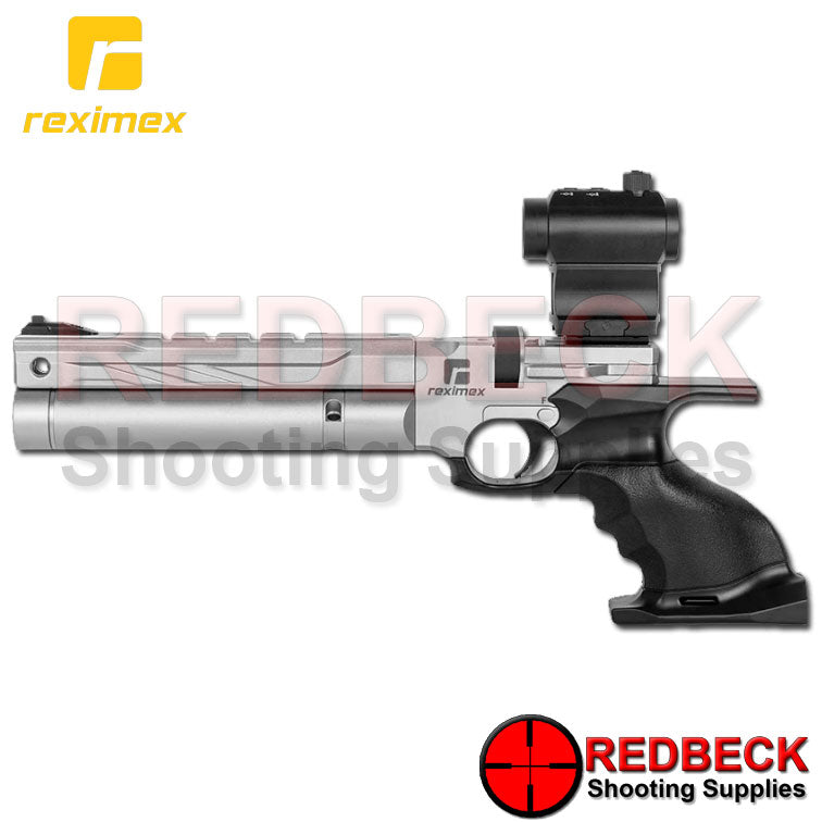 REXIMEX MITO SILVER SYNTHETIC Left Hand View Showing the side lever and reximex logo