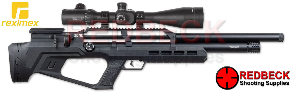 Reximex Zone Right Hand View showing the 260cc cylinder and the adjustable butt pad.