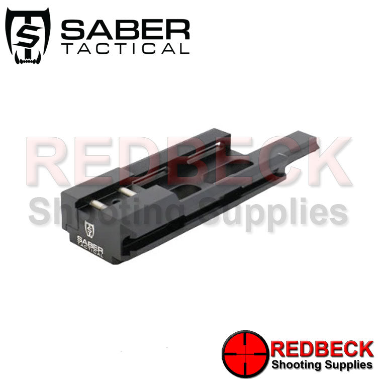 Saber Tactical Universal Picatinny to Arca Adapter Long