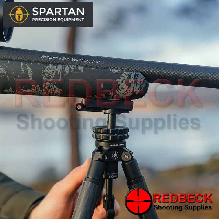 Spartan Air Rifle And Rifle Classic Guide Adapter Attached View Showing The Spartan Classic Guide Adapter Attached To A Rifle.