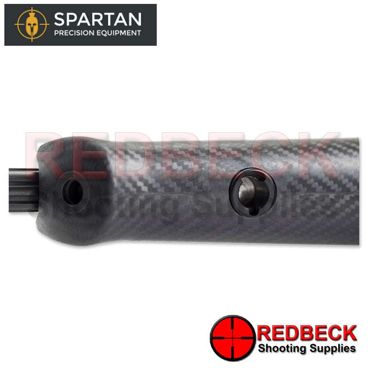 Spartan Classic Air Rifle And Rifle Gunsmith Adapter Dirt Plug Attached View Showing How The Adapter Fits To The Air Rifle And Rifle.