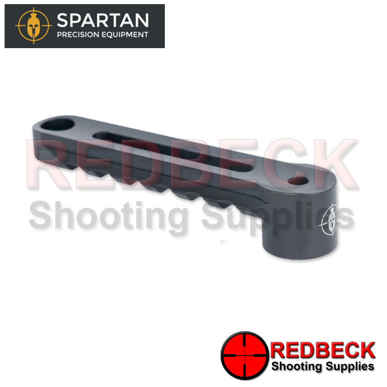Spartan Classic Rifle and Air Rifle Adapter And Picatinny Rail Bottom View Showing How The Rail Attaches To The Rifle / Air Rifle.