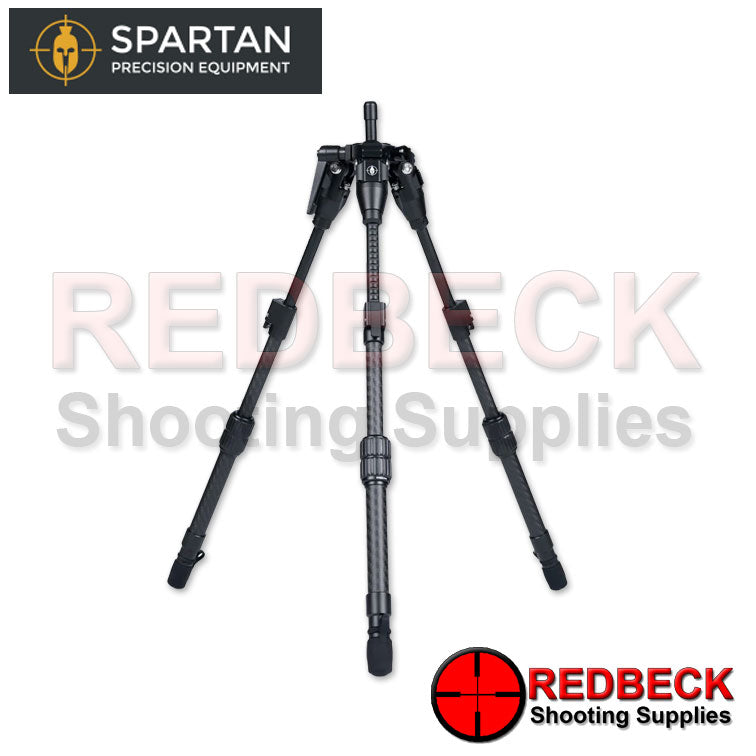 Spartan Hoplite Air Rifle And Rifle Tripod fully Extended View Showing The Tripod With Its Legs Fully Extended.