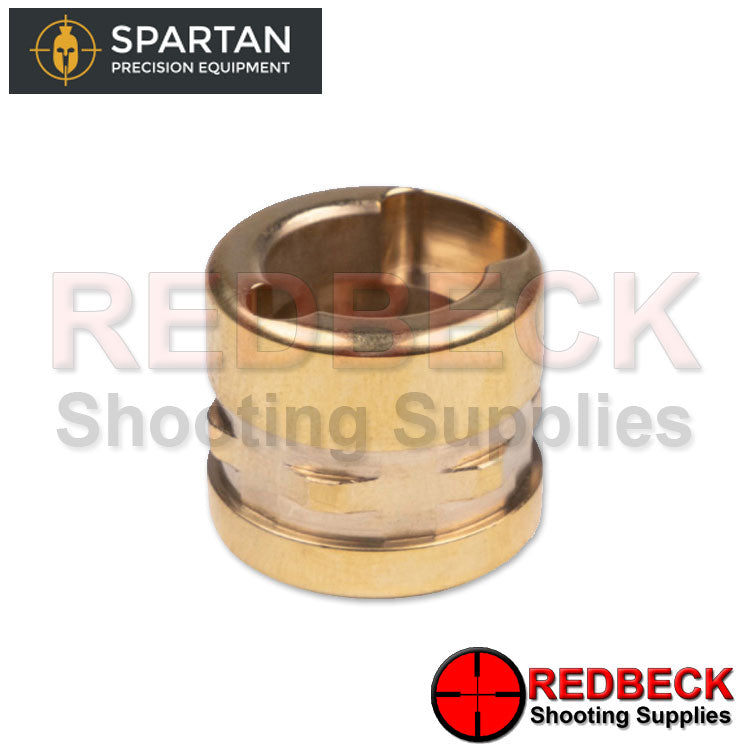 Spartan Classic Gunsmith Adapter Brass Dirt Plug Top View Showing The Brass Air Rifle And Rifle Adapter With The Dirt Plug Removed.