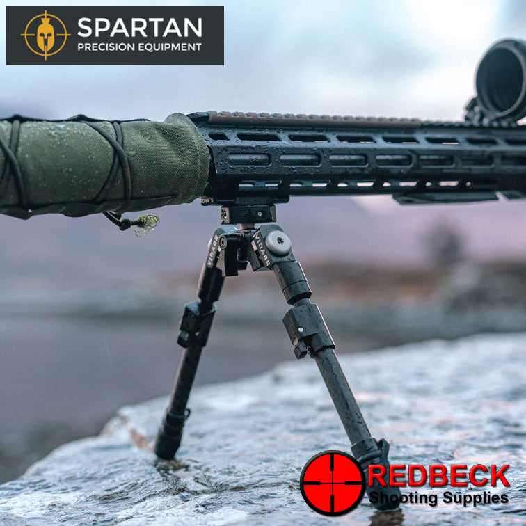 Spartan Vidarr Air Rifle And Rifle Bipod Attached View Showing The Bipod Attached to An M-LOK Mount.