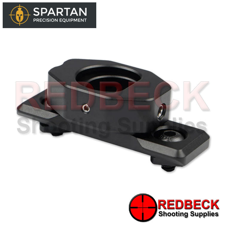 Spartan Vidarr Air Rifle And Rifle Bipod M-LOK View Showing The Mount That Comes With The M-LOK Version of The Vidarr Bipod.