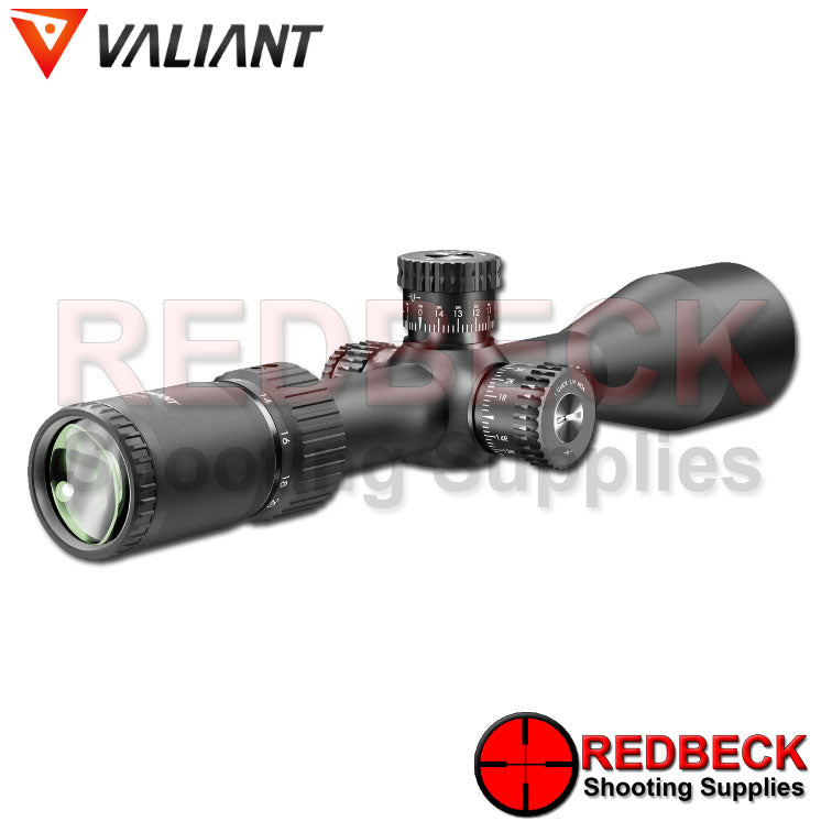 rear view of the Zephyr 4-16x50 SF SIR 1/2 Mil Dot rifle scope for air rifles