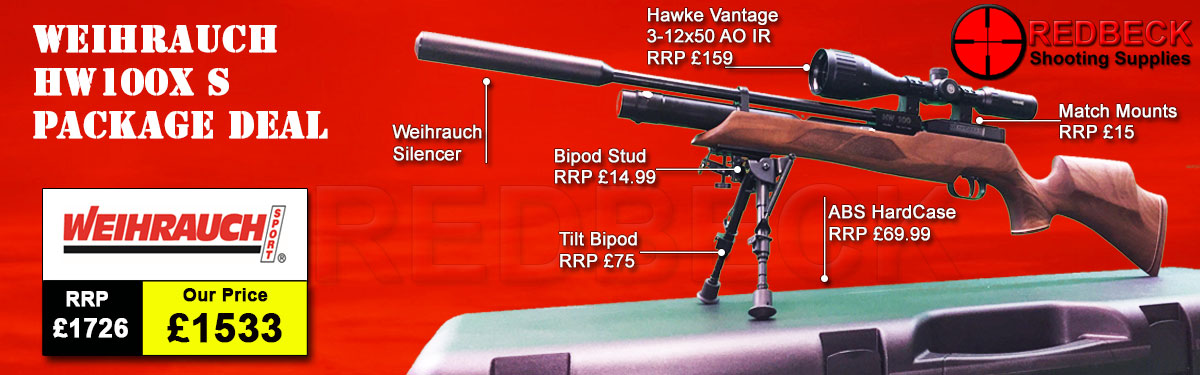 WEIHRAUCH HW100X S HARDCASE PACKAGE DEAL SHOWING everything included in the hardcase package deal.