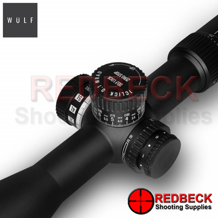 WULF Defender 2.0 ED 5-25x56 FFP W-MIL5 0.1 MRAD Rifle Scope