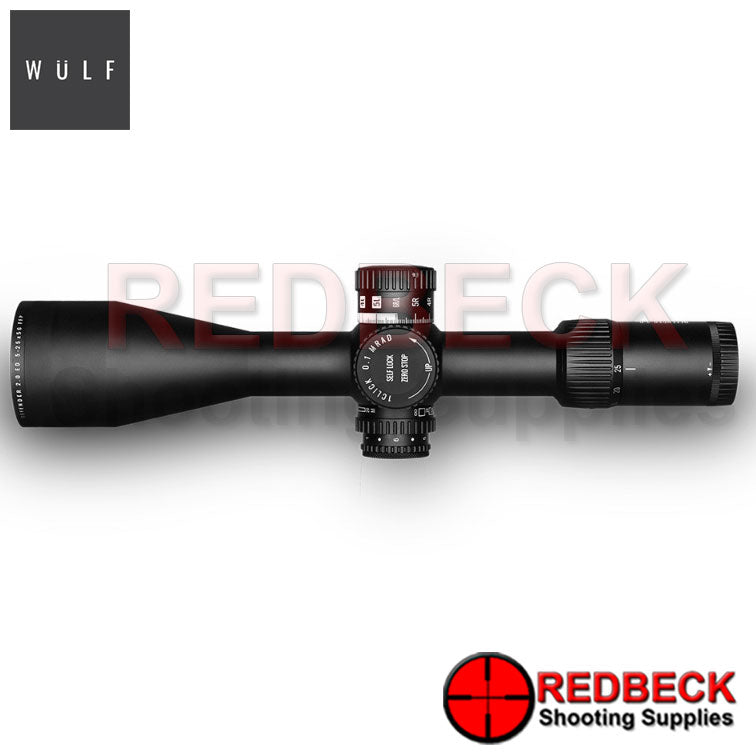 WULF Defender 2.0 ED 5-25x56 FFP W-MIL5 0.1 MRAD Rifle Scope