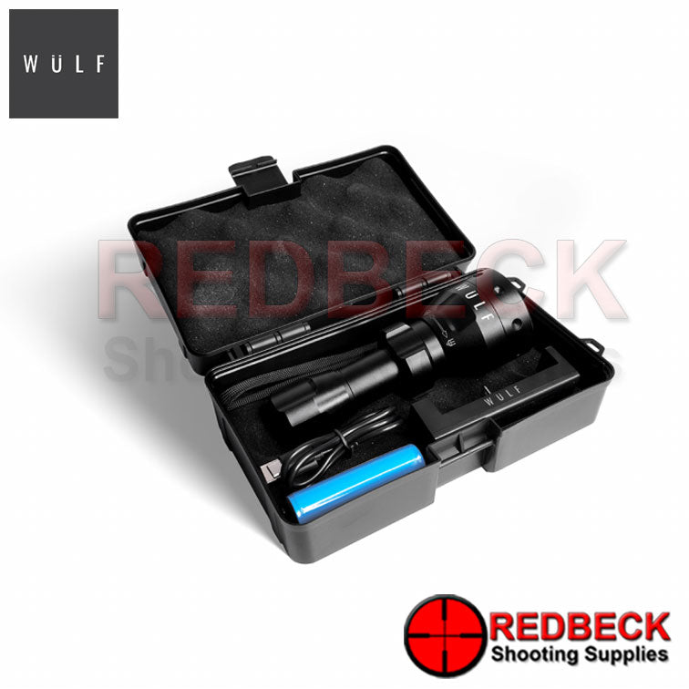 Wulf FIIR LED 850nm IR Torch 50mm Illuminator in case