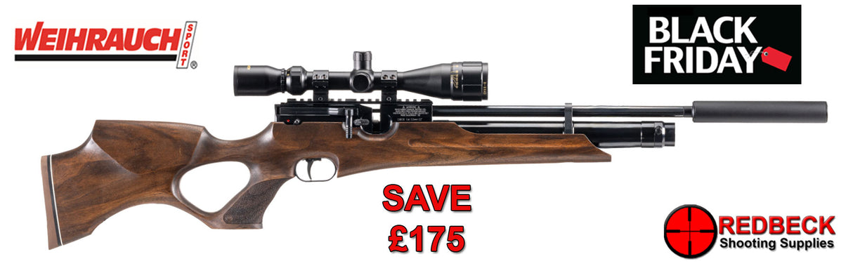 Weihrauch HW100T air rifle black friday 2025