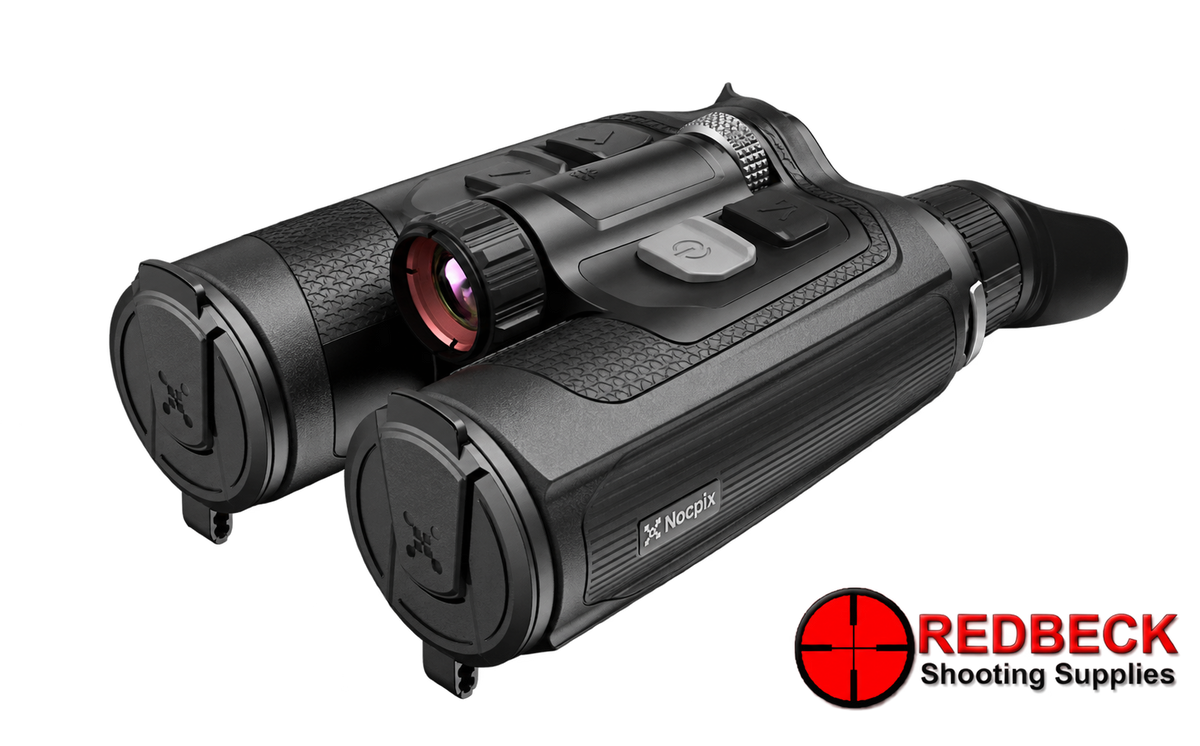 Nocpix OMNI H35R 8K day, night and thermal binoculars – product view – Redbeck Shooting Supplies